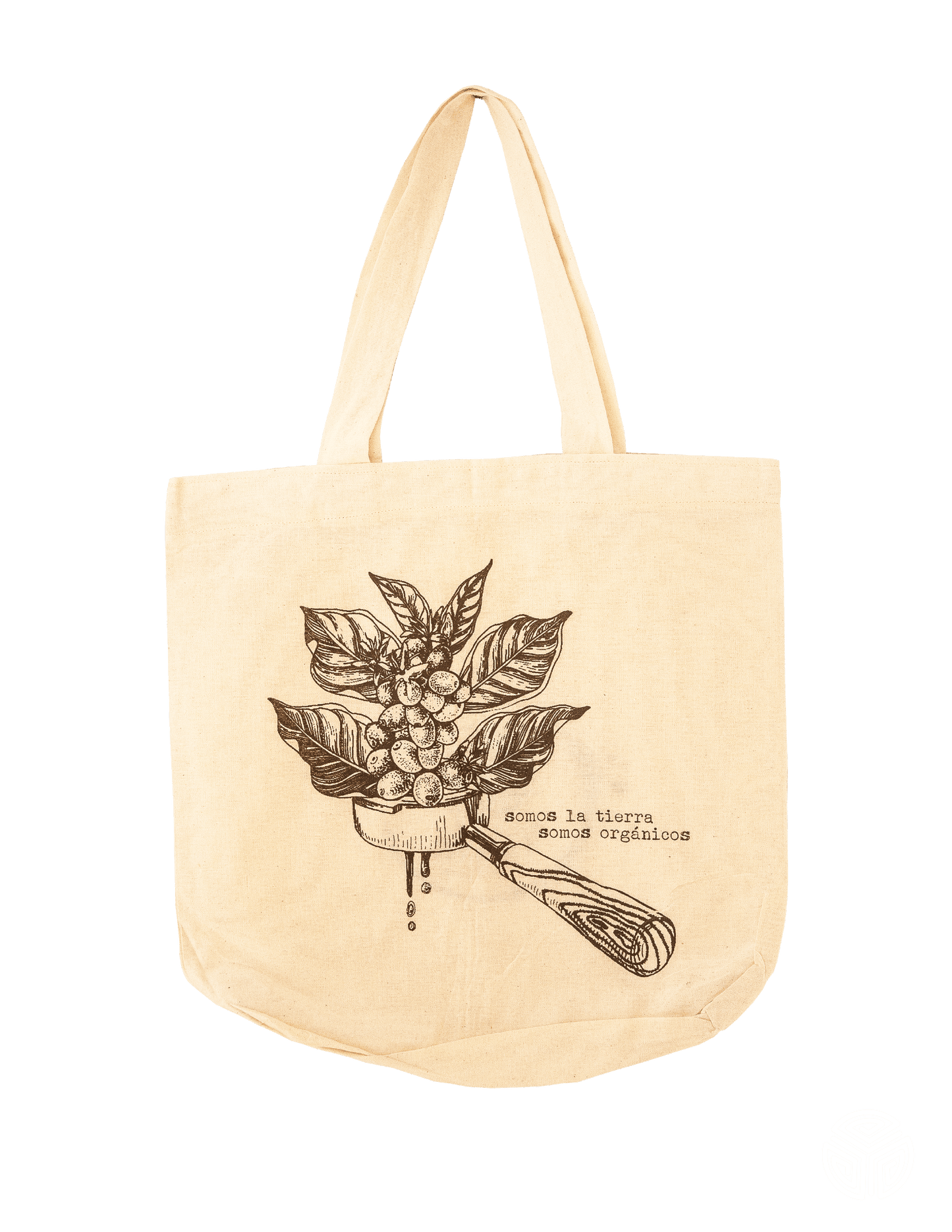 BOLSA DE MANTA MODELO PORTAFILTRO CAFÉ