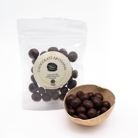 GRANO DE CAFÉ TOSTADO CUBIERTO DE CHOCOLATE 60 GR.