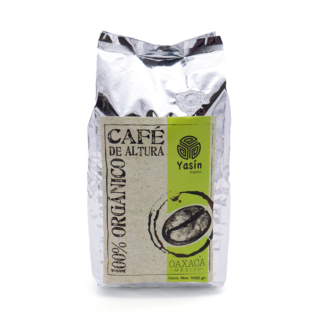 Café Orgánico en Grano - 500 gr. -