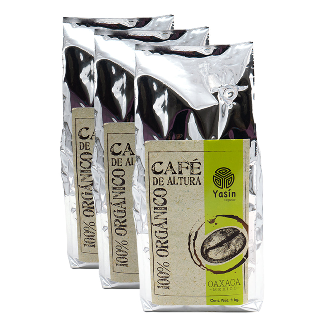 Café Orgánico en Grano - 3 kg. -