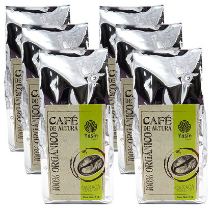 Café Orgánico en Grano - 6 kg. -