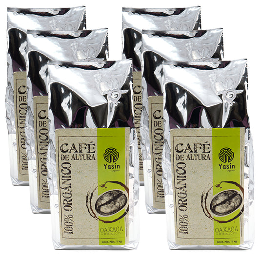 Café Orgánico en Grano - 6 kg. -